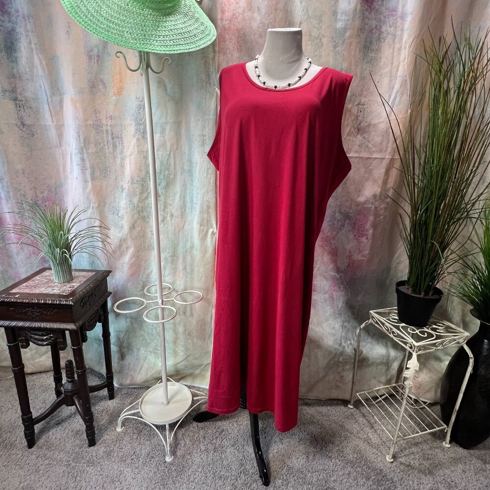 📌bpc A-Line Casual Figure -friendly Plus Size Cotton Dress